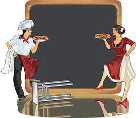 Image showing italian pizza 