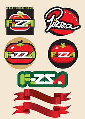 Image showing pizza label 