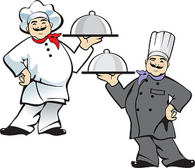 Image showing pizza cook