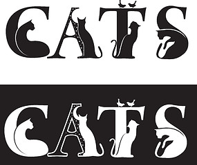 Image showing cats-letters