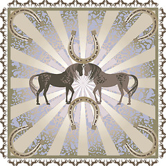 Image showing horse pattern