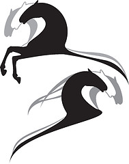 Image showing symbol horses