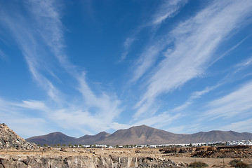 Image showing Volcanic Mountain Range