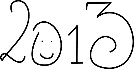 Image showing Happy New Year 2013