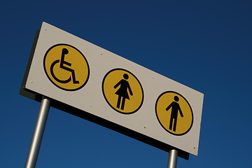 Image showing Disabled Toilets SIgn