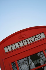 Image showing Old English Red Phone Box