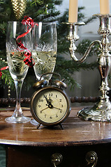 Image showing New Year in antique retro style