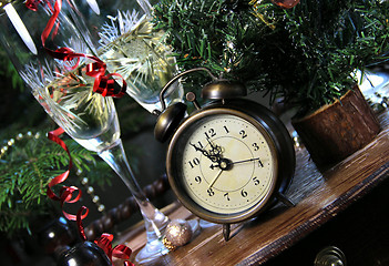 Image showing New Year in antique retro style