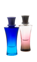 Image showing Two bottles of perfume