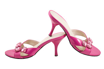 Image showing The pink shoes