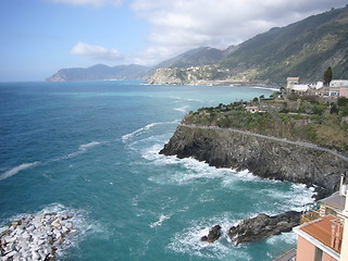 Image showing cinque terre coast