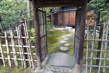 Image showing zen garden entrance