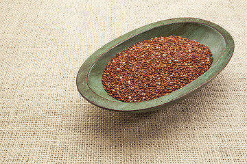 Image showing red quinoa grain