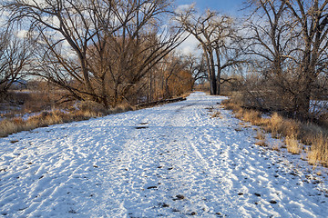 Image showing winter road