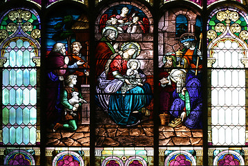 Image showing Stained Glass Church Window