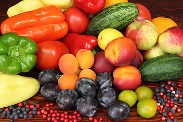 Image showing Fruits and vegetables