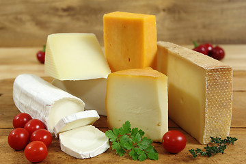 Image showing Cheeses