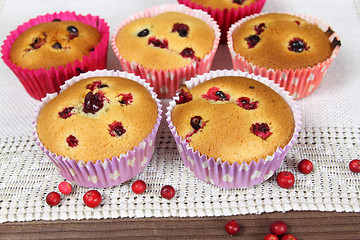 Image showing Homemade muffins