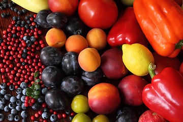 Image showing Fruits and vegetables