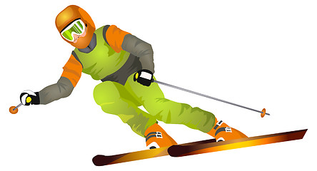 Image showing Skier 