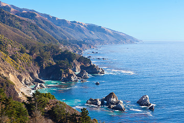 Image showing ocean view in california