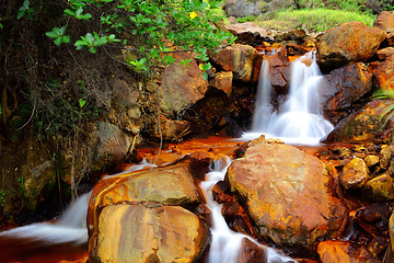 Image showing Golden Waterfall in Taiwan