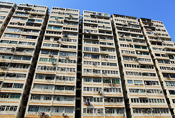Image showing apartment building in Hong Kong