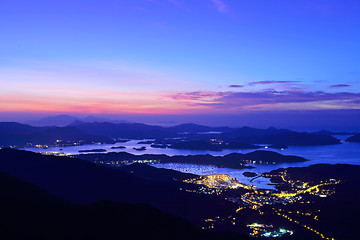 Image showing Sai Kung at morning, Hong Kong