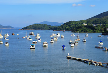 Image showing yacht in bay