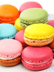 Image showing colorful macaroon