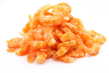 Image showing Small dry shrimp