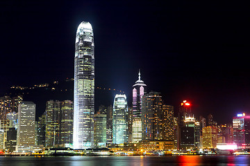 Image showing Hong Kong cityscape at night