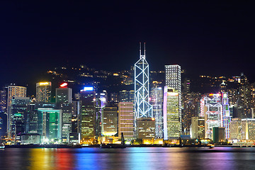 Image showing Hong Kong at night