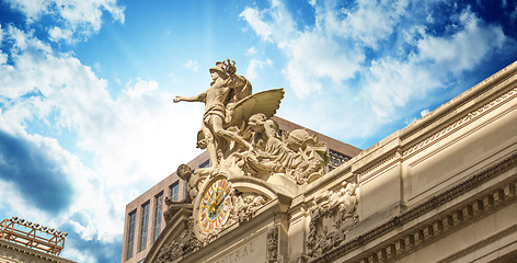 Image showing Grand Central Station Exterior view in New York City