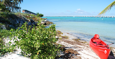 Image showing Bahia Honda state park inside Florida Keys