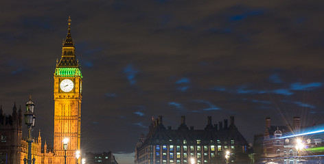 Image showing Big Ben, one of the most prominent symbols of both London and En