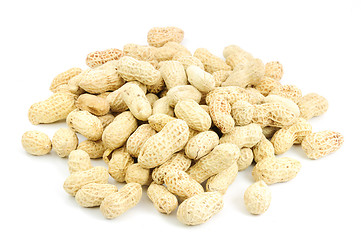 Image showing Peanut isolated on white background 