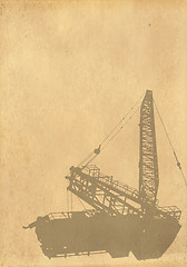 Image showing papervintage , Under construction 