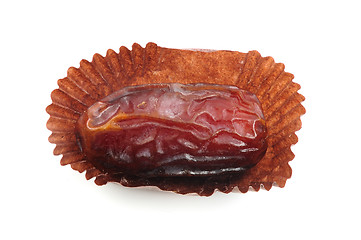 Image showing Fresh dates over white background 