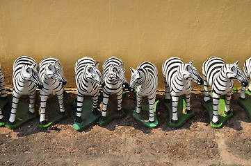 Image showing Baby zebra puppet child 