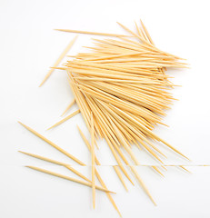 Image showing Toothpicks on a white background 