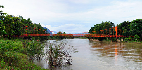 Image showing Panorama of Vang Vieng, Laos 