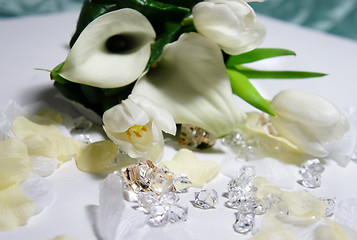 Image showing Beautiful wedding bouquet	