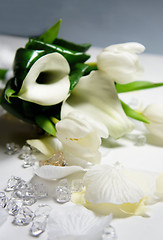 Image showing Beautiful wedding flowers