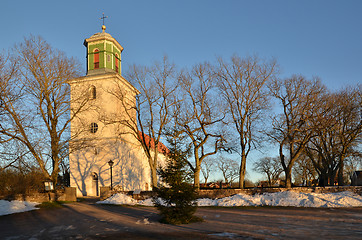 Image showing countryside church