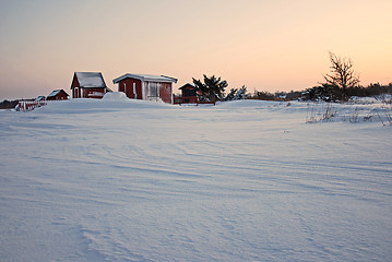 Image showing snow pattern