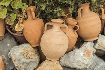 Image showing Greece ceramic pots
