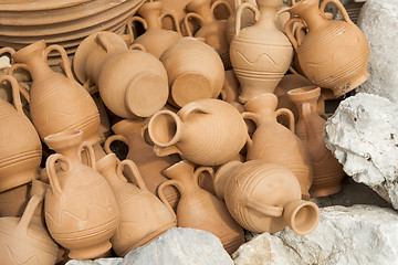 Image showing Greece ceramic pots