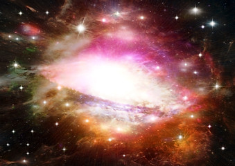 Image showing galaxy in a free space