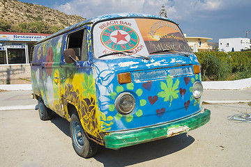 Image showing Hippie bus